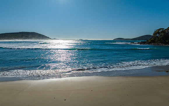 Sunlight on the bay