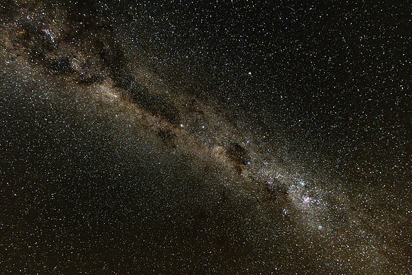 The Milky Way Galaxy on a cold Winter's night