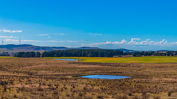 Countryside around Goulburn in the Southern Tablelands