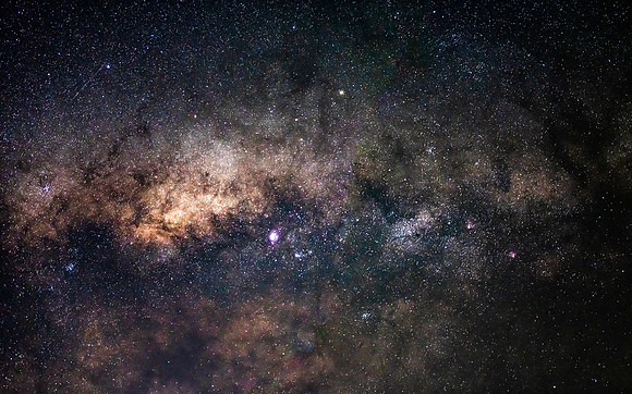 The Star Filled Night Sky of the Milky Way Galaxy