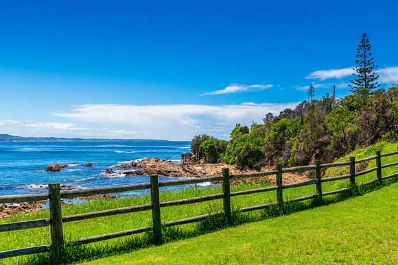 Scenic seascape views at Bermagui