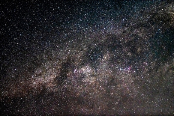 The Star Filled Night Sky of the Milky Way Galaxy