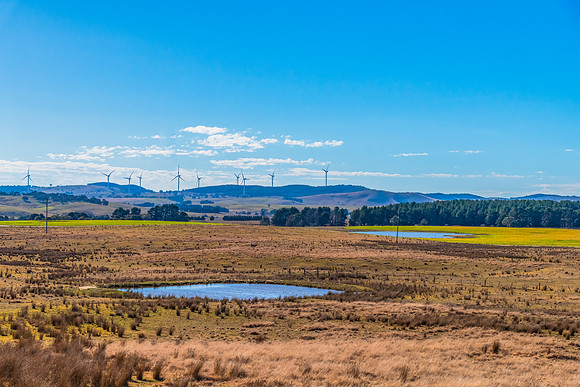 Countryside around Goulburn in the Southern Tablelands