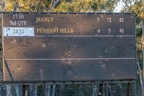 MPD Qualifying Final - Manly-Warringah v Pennant Hills - 31 Augu