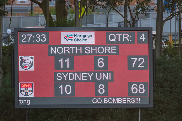 Rd 15 MPD - North Shore v Sydney Uni - 3 August 2024