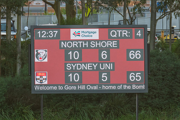 Rd 15 MPD - North Shore v Sydney Uni - 3 August 2024