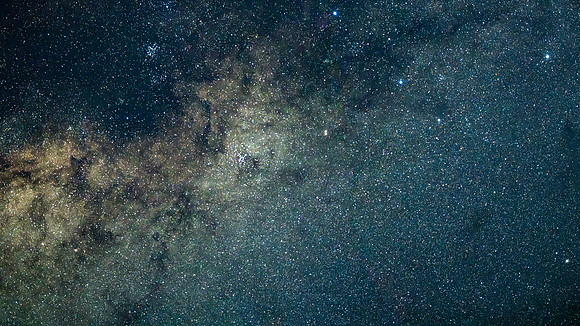 Stargazing beneath the Milky Way Galaxy