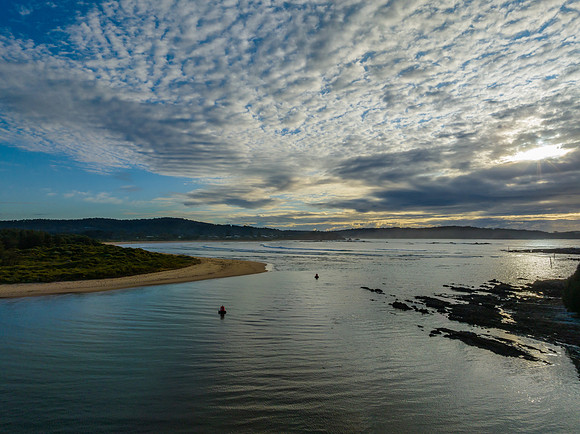 Early morning at the river inlet