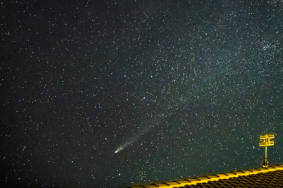 The Comet Tsuchinshan-ATLAS C/2023 A3 before it disintegrated as