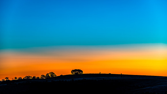 After Sunset, Nightfall falls over the town