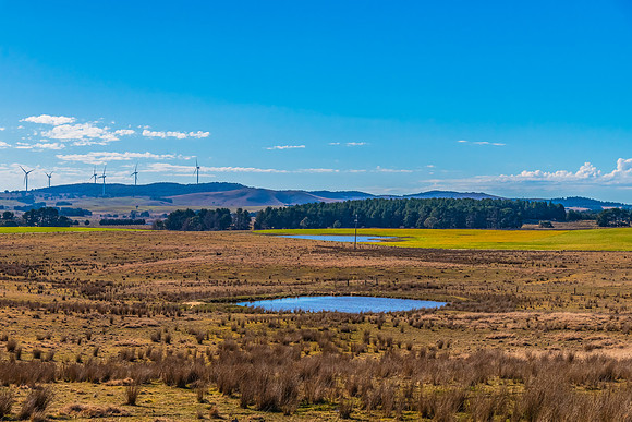 Countryside around Goulburn in the Southern Tablelands