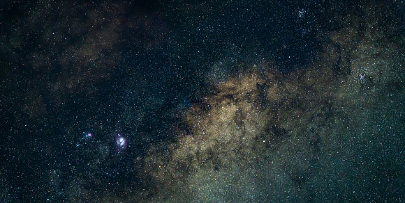 Stargazing beneath the Milky Way Galaxy