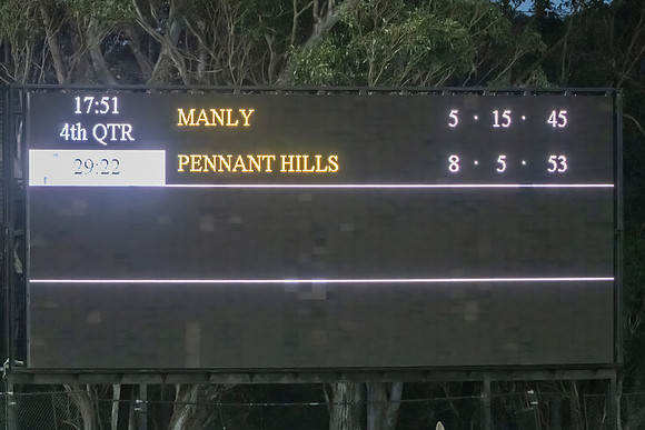 MPD Qualifying Final - Manly-Warringah v Pennant Hills - 31 Augu