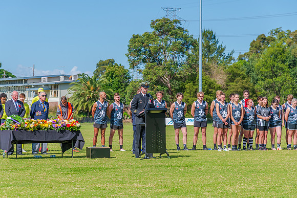 ANZAC Day Service at Picken Oval, Croyden Park - 25 April 2024