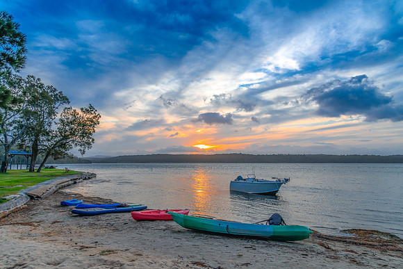 Sunset at Wallaga Lake