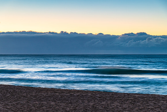 Sunrise by the sea shore