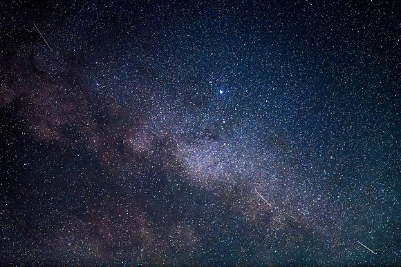 The Star Filled Night Sky of the Milky Way Galaxy