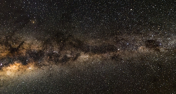 The Milky Way Galaxy on a cold Winter's night