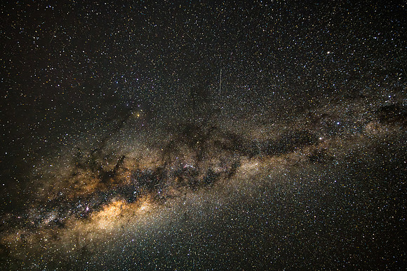 The Milky Way Galaxy on a cold Winter's night