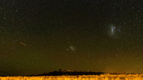Beautiful clear and crisp night with Magellanic Clouds