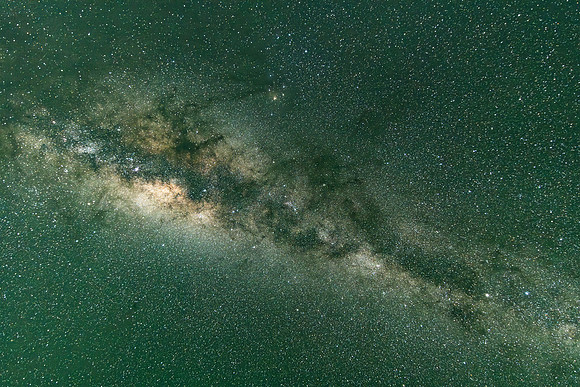 Stargazing at the night sky and milky way